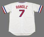 LENNY RANDLE Texas Rangers 1974 Majestic Cooperstown Home Baseball Jersey