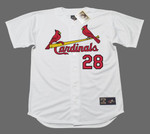 VADA PINSON St. Louis Cardinals 1969 Majestic Cooperstown Home Baseball Jersey