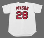 VADA PINSON St. Louis Cardinals 1969 Majestic Cooperstown Home Baseball Jersey