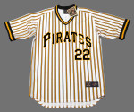 BERT BLYLEVEN Pittsburgh Pirates 1978 Home Majestic Throwback Baseball Jersey - FRONT
