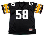 JACK LAMBERT Pittsburgh Steelers 1979 Throwback Home NFL Football Jersey - FRONT