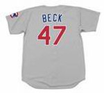 ROD BECK Chicago Cubs 1999 Majestic Throwback Away Baseball Jersey