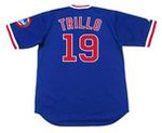 MANNY TRILLO Chicago Cubs 1987 Majestic Cooperstown Throwback Jersey