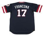 TERRY FRANCONA Cleveland Indians 1970's Majestic Cooperstown Throwback Jersey