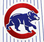 Aroldis Chapman 2016 Chicago Cubs Majestic MLB Throwback Home Jersey - SLEEVE CREST