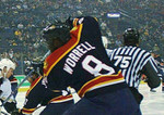 PETER WORRELL Florida Panthers 2001 CCM Vintage Throwback NHL Hockey Jersey