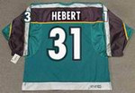 GUY HEBERT 1998 CCM Vintage Alternate Anaheim Mighty Ducks Jersey - BACK