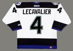 VINCENT LECAVALIER Tampa Bay Lightning 2004 CCM Throwback Away NHL Jersey - BACK