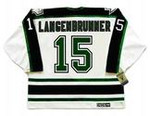 JAMIE LANGENBRUNNER Dallas Stars 1997 Home CCM Throwback NHL Hockey Jersey - BACK