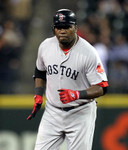 DAVID ORTIZ Boston Red Sox 2009 Majestic Throwback Away Baseball Jersey