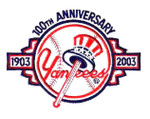 JORGE POSADA New York Yankees 2003 Majestic Throwback Away Baseball Jersey