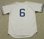 JOE TORRE New York Yankees 2003 Majestic Throwback Away Baseball Jersey