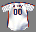 NEW YORK METS 1986 Majestic Home Throwback Jersey Customized "Any Name & Number(s)"