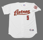 JEFF BAGWELL Houston Astros 2002 Majestic Throwback Home Baseball Jersey
