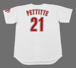 ANDY PETTITTE Houston Astros 2005 Majestic Throwback Home Baseball Jersey - BACK