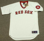 LUIS TIANT Boston Red Sox 1975 Majestic Cooperstown Home Throwback Baseball Jersey