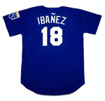 RAUL IBANEZ Kansas City Royals 2002 Alternate Majestic Throwback Baseball Jersey - BACK