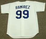 MANNY RAMIREZ Los Angeles Dodgers 2009 Majestic Throwback Home Baseball Jersey