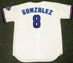 ALEX GONZALEZ Toronto Blue Jays 1997 Majestic Throwback Home Baseball Jersey