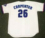 CHRIS CARPENTER Toronto Blue Jays 2000 Majestic Throwback Home Baseball Jersey