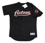 BILLY WAGNER Houston Astros 2001 Alternate Majestic Baseball Throwback Jersey - FRONT