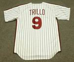 MANNY TRILLO Philadelphia Phillies 1980 Majestic Cooperstown Throwback Home Baseball Jersey