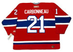 GUY CARBONNEAU Montreal Canadiens 1993 Away CCM Throwback NHL Hockey Jersey - BACK