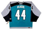 MARC-EDOUARD VLASIC San Jose Sharks 2006 CCM Throwback NHL Home Hockey Jersey