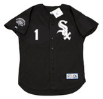 LANCE JOHNSON Chicago White Sox 1991 Majestic Throwback Baseball Jersey