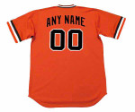 BALTIMORE ORIOLES 1979 Alternate Majestic Throwback Personalized MLB Jerseys - BACK