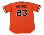 TIPPY MARTINEZ Baltimore Orioles 1979 Majestic Cooperstown Baseball Jersey