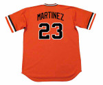 TIPPY MARTINEZ Baltimore Orioles 1979 Majestic Cooperstown Baseball Jersey