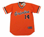 LEE MAY Baltimore Orioles 1979 Majestic Cooperstown Baseball Jersey