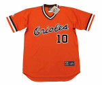 TERRY CROWLEY Baltimore Orioles 1979 Majestic Cooperstown Baseball Jersey