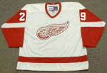 MIKE VERNON Detroit Red Wings 1996 Home CCM Throwback NHL Hockey Jersey - FRONT