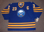 CHRIS DRURY 2006 Home CCM Vintage Throwback NHL Buffalo Sabres Hockey Jersey - FRONT