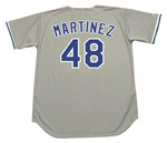RAMON MARTINEZ Los Angeles Dodgers 1990 Majestic Throwback Away Baseball Jersey - Back