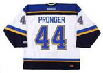 CHRIS PRONGER St. Louis Blues 2001 CCM Throwback Home NHL Hockey Jersey