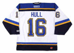 Brett Hull 1997 St. Louis Blues CCM Home NHL Throwback Hockey Jersey - Back