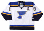 SCOTT MELLANBY St. Louis Blues 2002 CCM Throwback Home NHL Hockey Jersey - Front