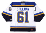 CORY STILLMAN St. Louis Blues 2001 CCM Throwback Home NHL Hockey Jersey - BACK