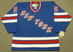 BOBBY HULL New York Rangers 1981 Away CCM NHL Vintage Throwback Jersey - FRONT