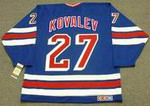 ALEX KOVALEV New York Rangers 1995 CCM Vintage Throwback NHL Hockey Jersey - BACK