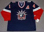 THEOREN FLEURY New York Rangers 2001 CCM Throwback Alternate NHL Jersey - FRONT