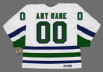 HARTFORD WHALERS 1980's Home CCM Customized Throwback Jersey - BACK
