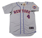 RON SWOBODA New York Mets 1969 Away Majestic Baseball Throwback Jersey - FRONT