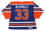 MARTY McSORLEY Edmonton Oilers 1987 CCM Vintage Away NHL Hockey Jersey