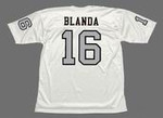 GEORGE BLANDA Oakland Raiders 1970 Away Throwback NFL Football Jersey - BACK