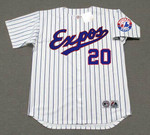 FRANK ROBINSON Montreal Expos 2002 Home Majestic Throwback Baseball Jersey - FRONT