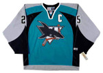 VINCENT DAMPHOUSSE San Jose Sharks 2003 CCM Throwback NHL Hockey Jersey - FRONT